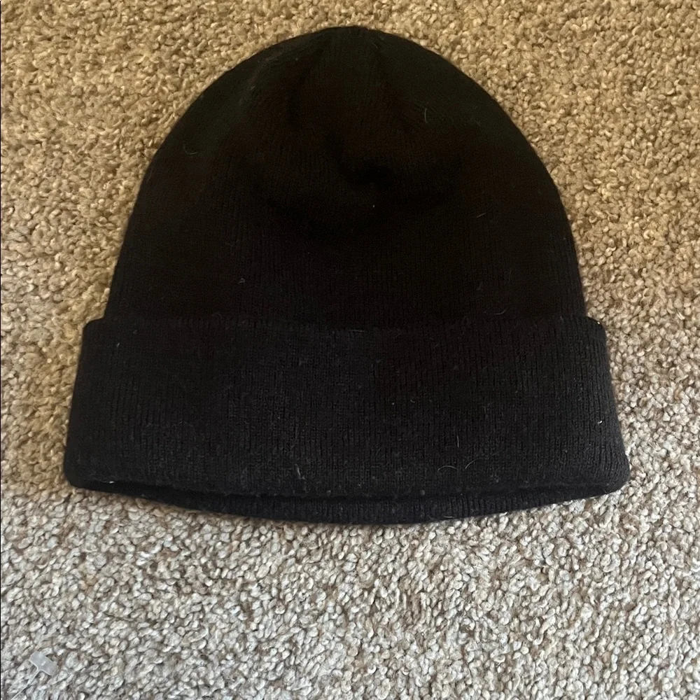Kids Black Beanie with KC Chiefs Logo